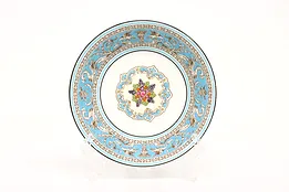 Wedgwood Turquoise Florentine China Vintage 5" Fruit Bowl #43722