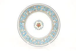 Wedgwood Turquoise Florentine China Vintage 8.5" Salad or Dessert Plate #43718