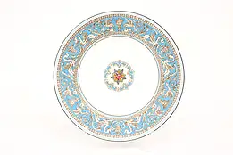 Wedgwood Turquoise Florentine China Vintage 8.5" Salad or Dessert Plate #43718