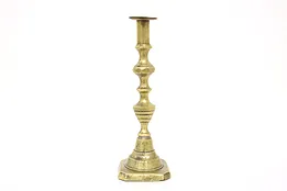 Victorian Antique English Brass 11" Candlestick #43986