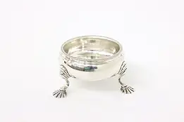 English Victorian or Georgian Antique Sterling Silver Salt Cellar #43411