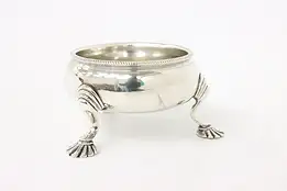 English Victorian or Georgian Antique Sterling Silver Salt Cellar #43876