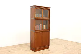 Arts & Crafts Antique Stacking Lawyer Bookcase, Bath Cabinet, Globe #43567