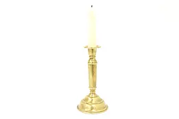 Victorian Farmhouse Antique English Brass 6.5" Candlestick #43987