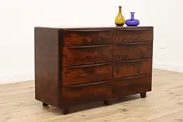 Midcentury Modern Vintage Birch Wide Chest or Dresser, Heywood Wakefield #44206