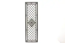 Renaissance Antique Architectural Salvage Wrought Iron Grate or Panel #44197