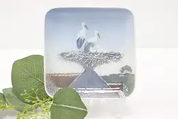 Danish Vintage Tray with Storks, Bing & Grondahl #44371