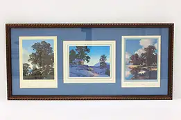 Art Deco Landscapes 3 Vintage Art Prints Maxfield Parrish 22.5" #44175