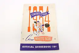 Chicago White Sox 1954 Baseball Scorebook, Comiskey Park #44526