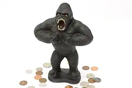 King Kong 1953 Vintage Ceramic Sculpture Coin Bank, S & O #44550