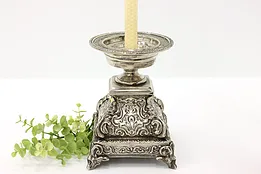 Victorian Design Vintage Silverplate Candlestick or Holder, Castilian #43681