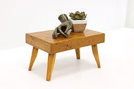 Vintage Oak Midcentury Modern Miniature Table or Stool #44070