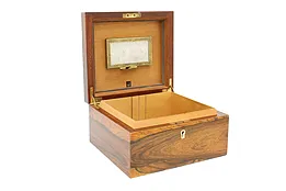 Rosewood Vintage Tobacco Cigar Humidor Box Dunhill of London #44657