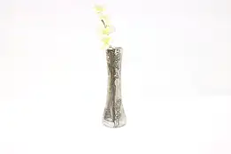 Heintz Antique 1912 Pat. Sterling Silver on Bronze Vase #44223