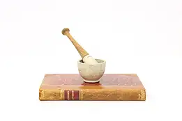 Porcelain Antique Medical Mortar & Pestle, Wedgwood #44866