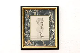 Roman Empress Matidia Original Antique 1748 Engraving, Campiglia 15" #44996