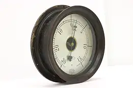 Industrial Salvage Antique 1903 Pat. Engine Pressure Gauge American Steam #43944