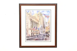 New York Stock Exchange Vintage Signed Numbered Print, Kubic 42" #45230