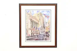 New York Stock Exchange Vintage Signed Numbered Print, Kubic 42" #45230