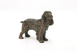 Farmhouse Antique Cast Iron Cocker Spaniel Dog Sculpture #44145