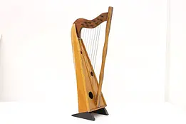 Tabletop Vintage 10 String Folk Harp #45394