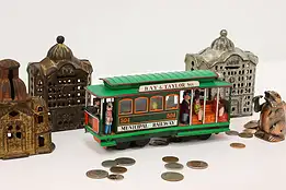 Vintage San Francisco Tin Cable Car Toy, Verona #45573