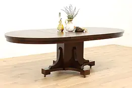 Arts & Crafts Mission Oak Antique Craftsman 8' Dining Table #45690