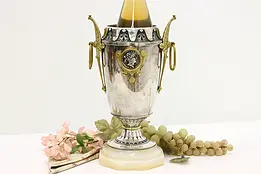 Classical Antique Silverplate & Bronze Champagne Wine Cooler #45520