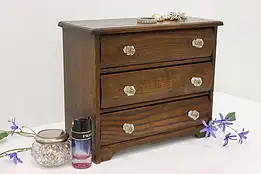 Farmhouse Antique Ash Jewelry or Keepsake Chest, Converse #35317