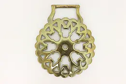 Horse Vintage Brass Harness Medallion #45878