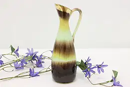 Midcentury Modern Vintage Drip Glaze Pitcher Ewer, W Germany #45202