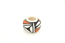 Native American Antique Isleta Pueblo Pottery Mini Vase #45854