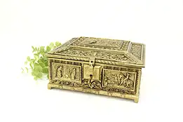 Renaissance Antique Bronze Humidor or Jewelry Chest, Belgium #45519