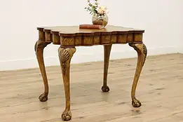 Georgian Inlaid Tea, Center, Hall, Side Table Maitland Smith #45551