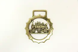 Horse Vintage Brass Harness Medallion, Train #45881
