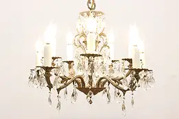 Regency Design Vintage 10 Candle Crystal Chandelier #44489