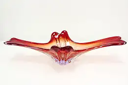 Murano Venetian Italian Art Glass Sculpture Centerpiece Bowl #46139