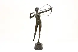 Bronze Goddess Diana Antique Sculpture, after Saint-Gaudens #45761