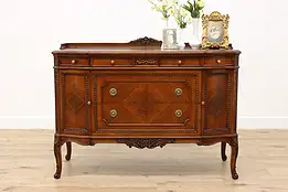 French Design Antique Walnut & Rosewood Dresser or Chest #46441