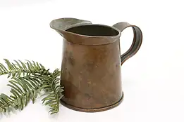 Copper Farmhouse Antique Pitcher or Creamer #46290