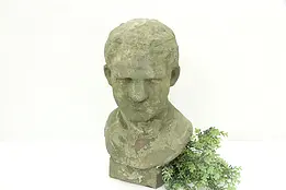 Agrippa Roman Emperor Antique Terra Cotta Bust Sculpture #46567