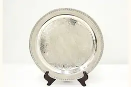 Rose Marie Silverplate Vintage Serving Tray, Rogers  #46708