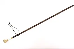 Victorian Antique Gold & Pearl Walking Stick or Cane #46592