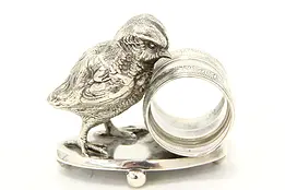 Chick Victorian Antique Silverplate Napkin Ring, Meriden #46656