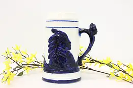 Old Sleepy Eye Antique Painted Stoneware Beer Stein or Mug #46966