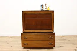 Midcentury Modern 50s Vintage Mahogany Chest, Dresser United #40805