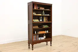 Macey Antique Oak 6 Shelf Office Library Bookcase or Display #37531
