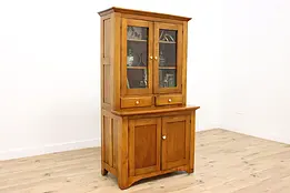 Farmhouse Country Kitchen Cabinet Pantry Cupboard, Muffley #46928