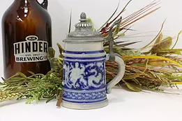German Antique Farmhouse Stoneware Beer Stein or Mug #45874
