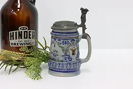 German Antique Farmhouse Stoneware Beer Stein or Mug, Munich #45876